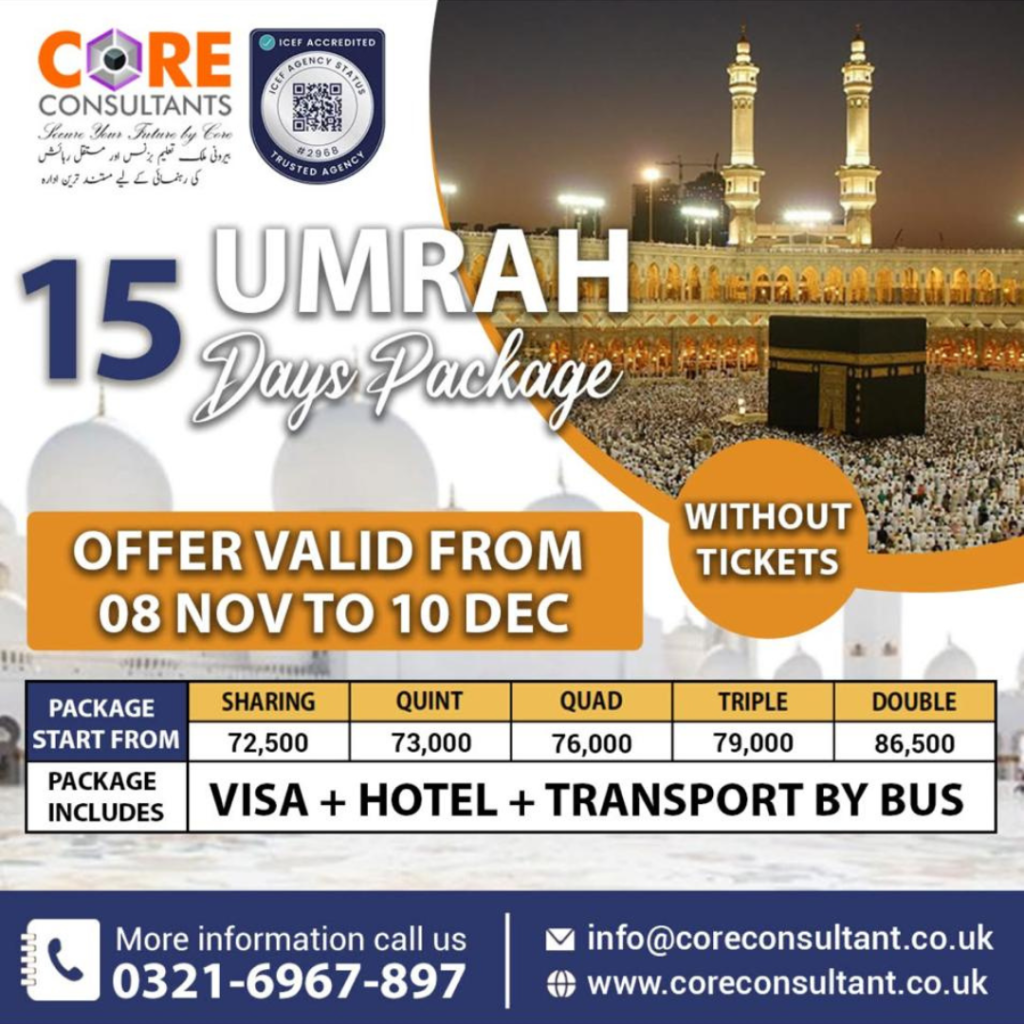 core consultants umrah packages