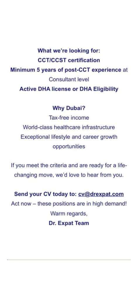 jobs for doctors in dubai