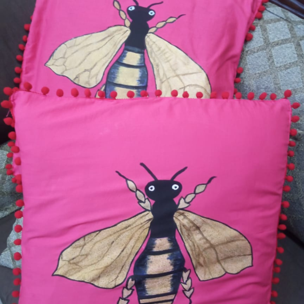 Hand Painted Cushion Covers Lahore