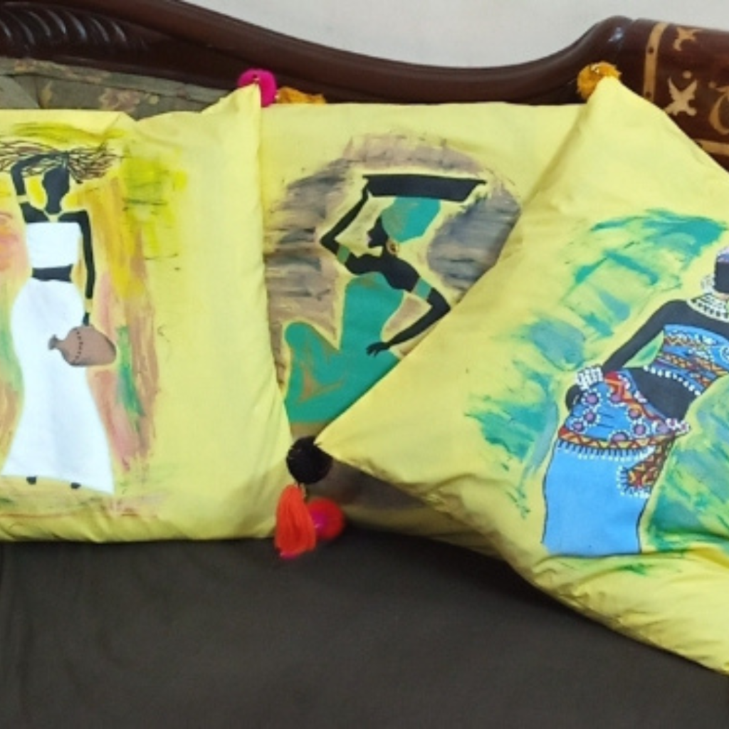 Hand Painted Cushion Covers Lahore