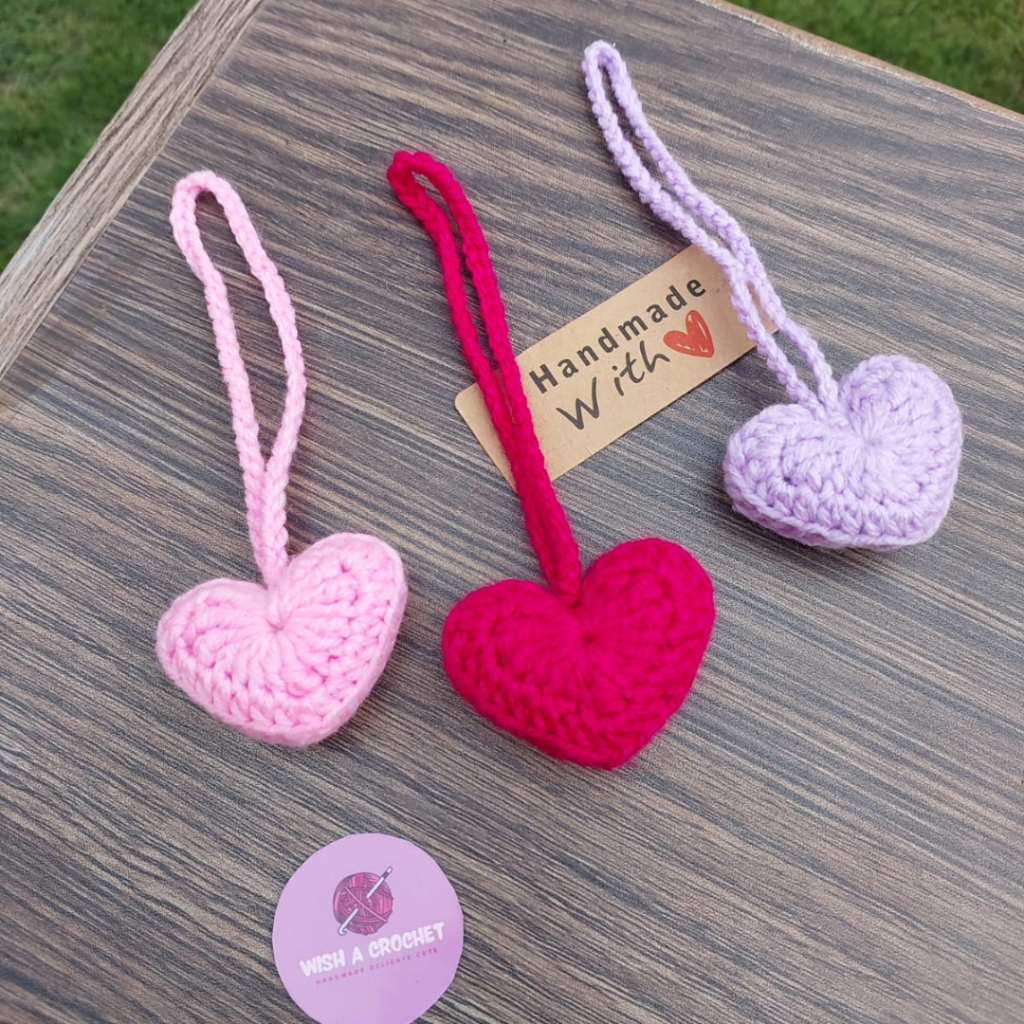 Buy Crochet Heart Charm