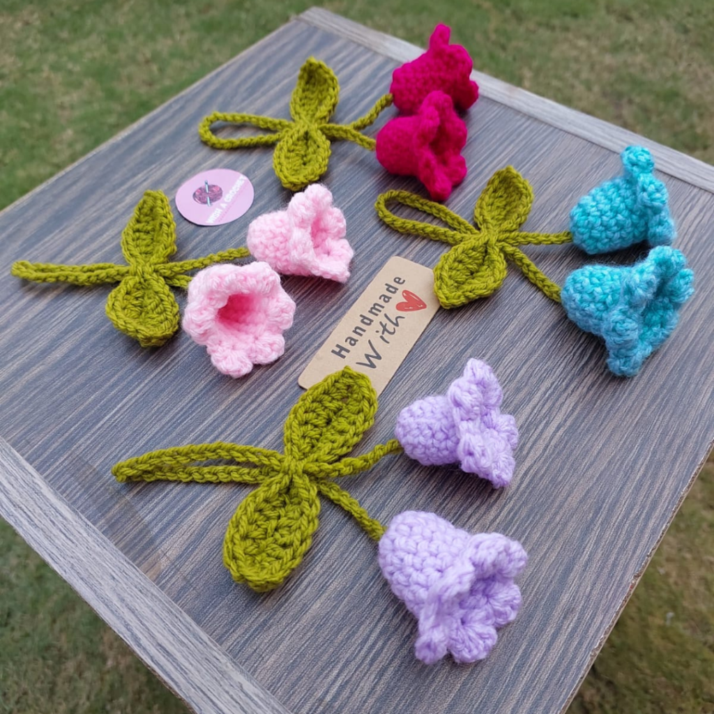 Buy Crochet Bell Flower Charms