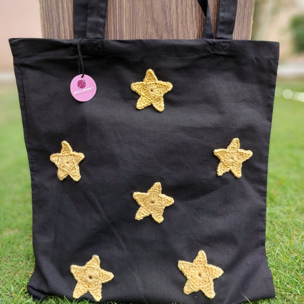 buy star tote bag crochet in lahore