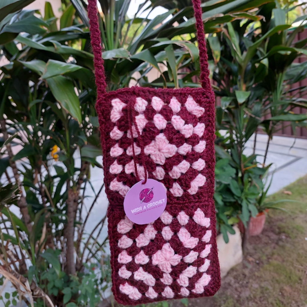 Buy Crochet Mobile Phone Pouch