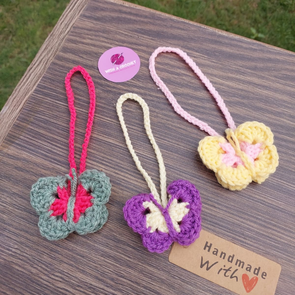 Buy Crochet Butterfly Charm