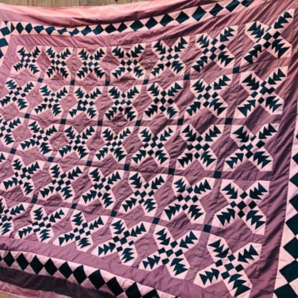 Patch work bed cover