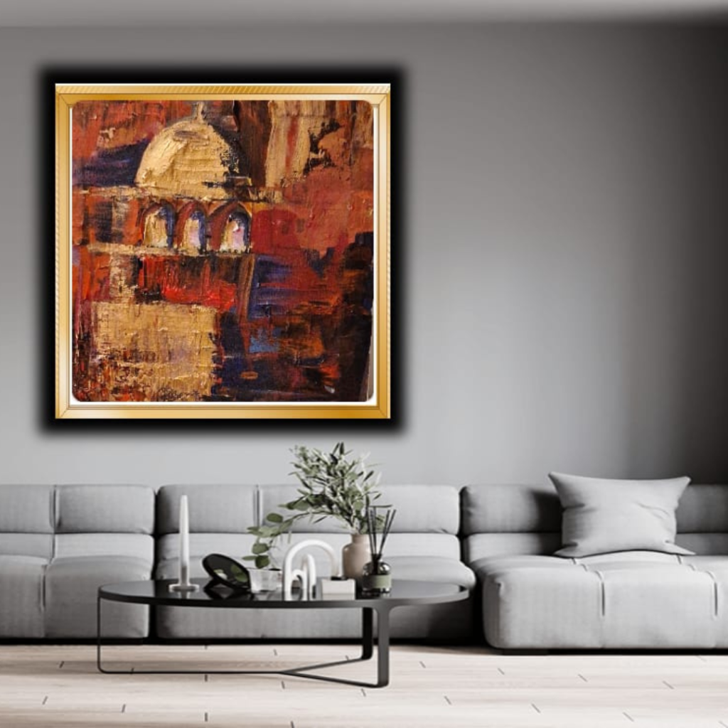 Medium Acrylic Calligraphy