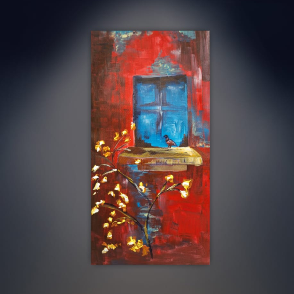 Buy Red Medium Acrylic Calligraphy