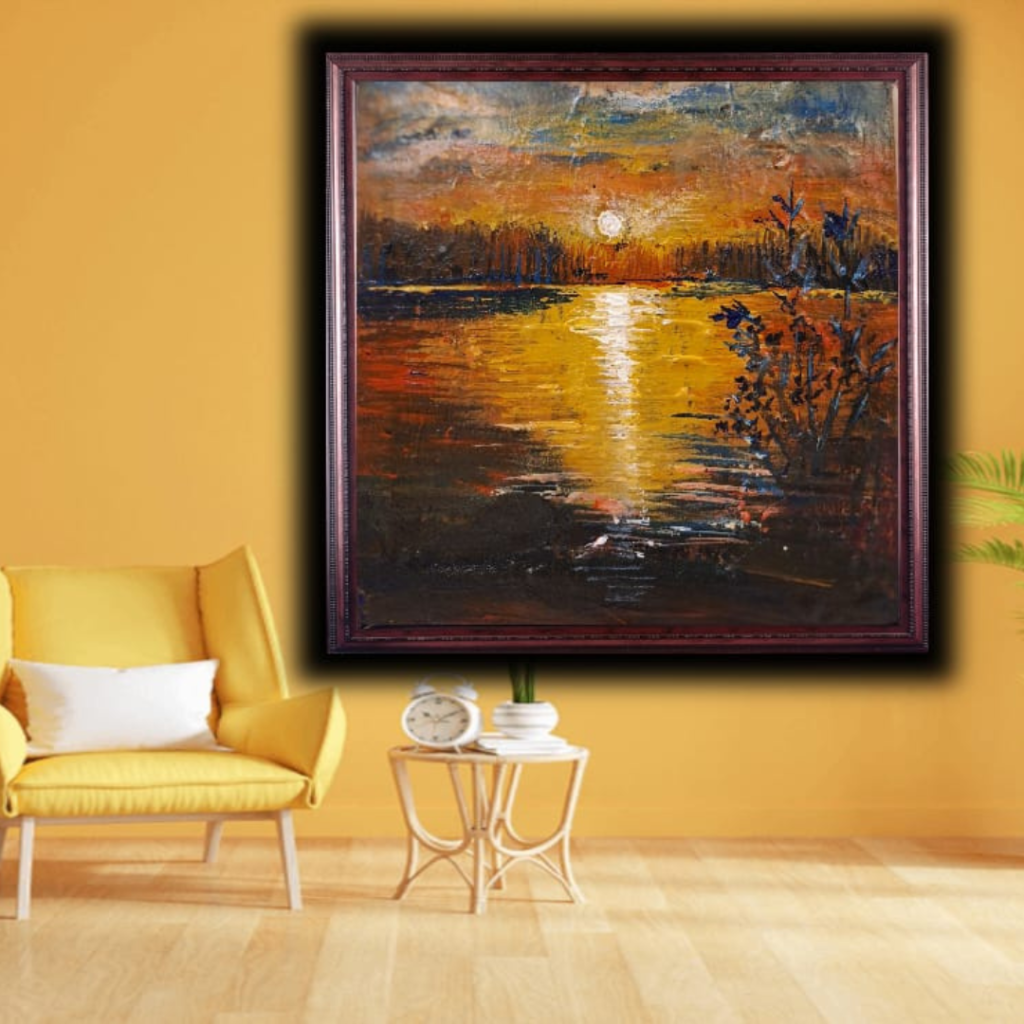 Buy Suraj Calligraphy (Medium oil paints)