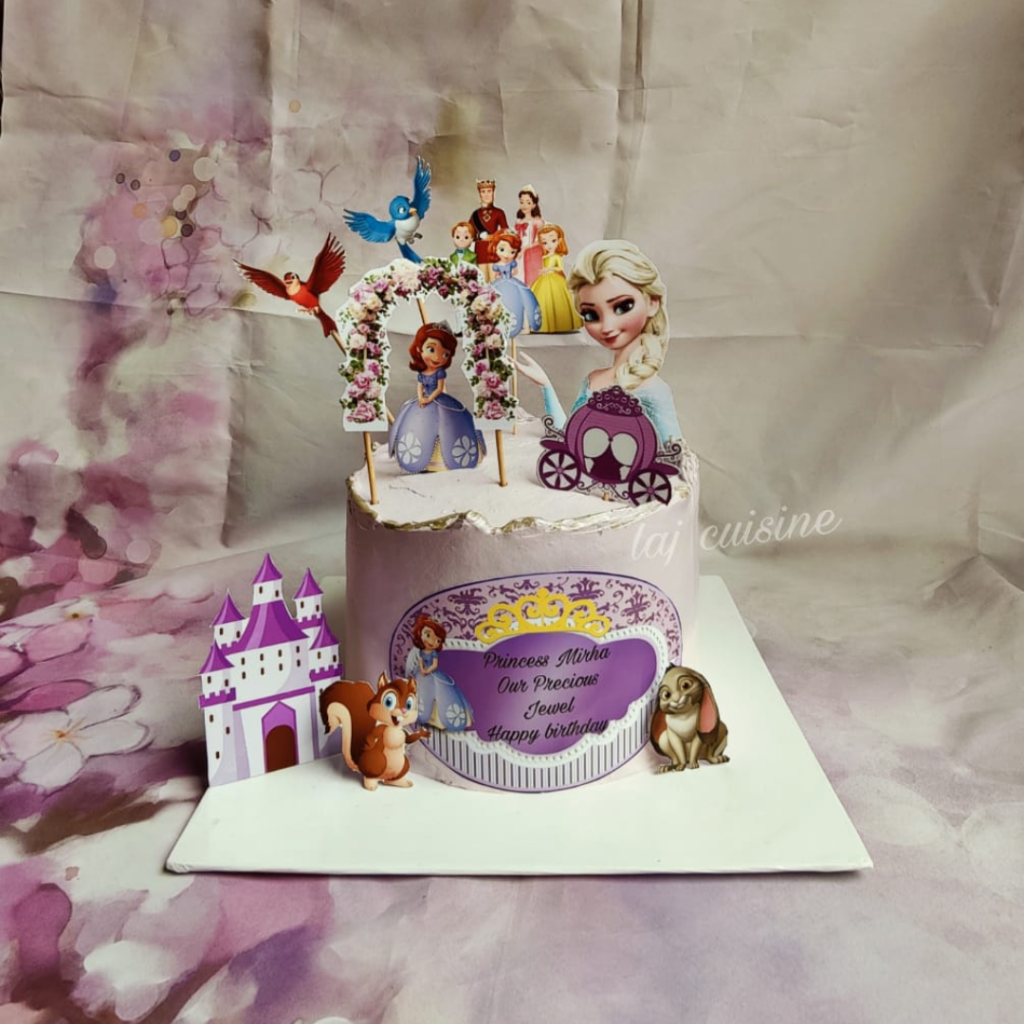 Fresh cream cake with none edible picture buy online in lahore