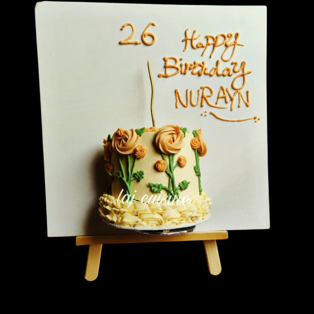 Cake on canvas a trendy cake