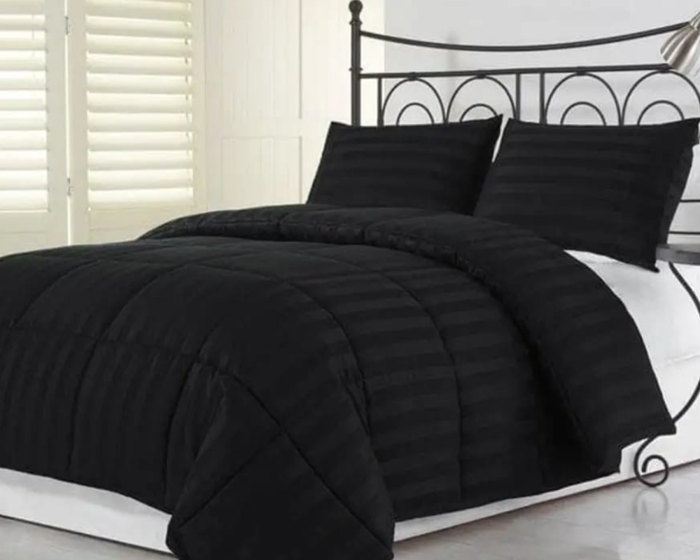 bedsheet cover black color